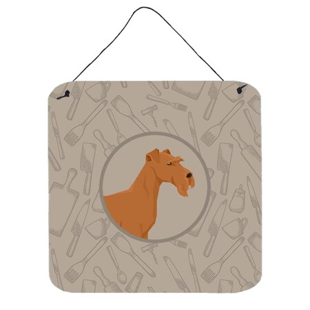 Carolines Treasures Irish Terrier in the Kitchen Wall or Door Hanging Prints CK2193DS66